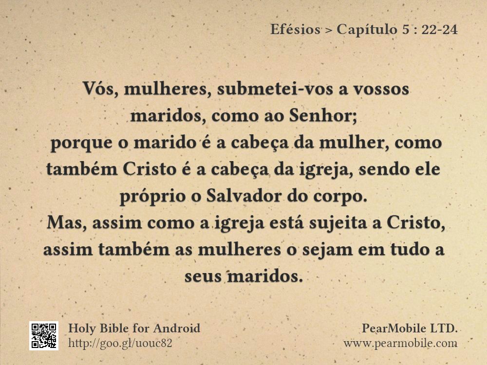 Efésios, Capítulo 5:22-24